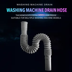 Tubo di scarico flessibile universale per lavatrice tubo corrugato di prolunga resistente