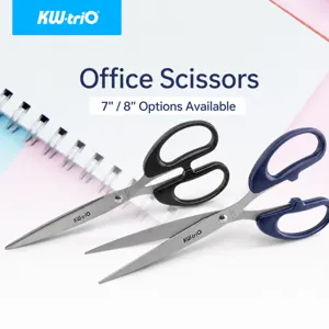 Stainless Steel Office Scissors Heavy Duty Craft Scissors Ergonomic Handle Student School Cutting Tools For Home Office