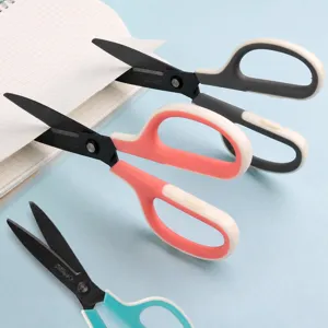 KW-trio Non-Stick Teflon Office Scissors Multipurpose Sharp Craft Scissors for Paper