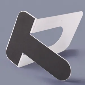 Heavy Duty Metal Bookends Non Skid Book Stopper For Office Desk And School Books Decorative Book Holder