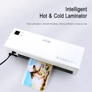 Thermal And Cold Laminating Machine For Home Office Document Photo With Fast Warm Up And Jam Release Button