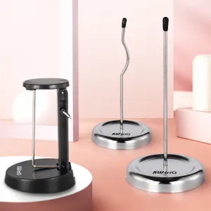Metal Receipt Spindle Bill Fork Office Desk Organizer Ticket Holder with Protective Cover Metal Spike Note Holder