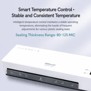A4 thermal laminator machine for home office photo document plastic sealing with hot and cold mode
