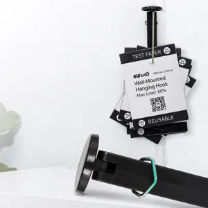 Wall-mounted ticket holder memo spike durable office bill receipt organizer for desk and wall use.