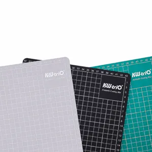 KW-trio A3 folding cutting mat waterproof craft board grid lines for precise carving drawing