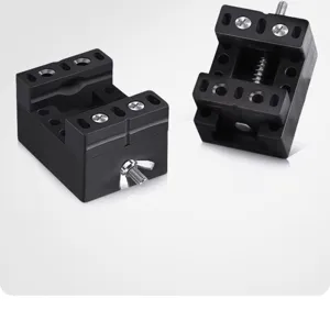 Mini bench vise small drill press clamp for micro carving woodworking tool holding securely.
