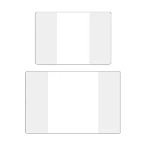 Transparante PVC boekomslag voor A6 en B7 notitieboekjes, waterdichte planner beschermhoes.