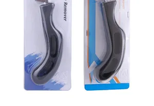 Detailopname van zware ontnieter met ergonomische handgreep en blisterverpakking.