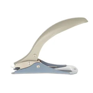 Outil ôte-agrafe robuste et ergonomique pour retirer facilement les agrafes de bureau et papier.