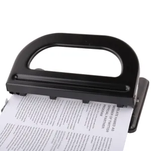 Instelbare papierperforator voor kantoor losse blad binding vier gaten ponstool pro