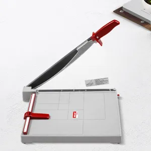 Office Guillotine Paper Cutter A4 A3 Trimmer With Safety Guard And Precise Scale Metal Base Desktop Cutting Tool