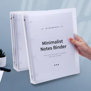 A4 Loose Leaf Binder Folder File Organizer Document Storage Office School Supplies