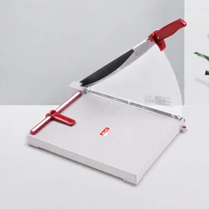 KW-triO A3 heavy-duty guillotine paper cutter with durable plastic base and 440mm cutting width.