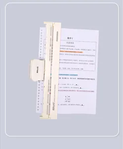 KW-triO 6-hole loose leaf punch board paper puncher with positioning ruler for DIY planner.