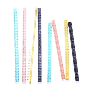 Colorful plastic loose-leaf binder rings for A4 A5 B5 notebooks office stationery supplies