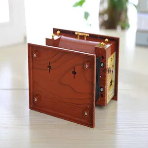 Vintage mini sewing machine music box plastic retro mechanical desktop gift decor item