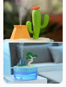 Leuke potplant desktop luchtbevochtiger draagbare mini huishouden mist diffuser voor kamer