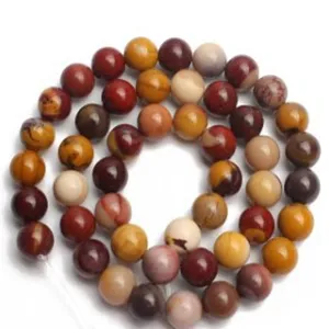 Perles rondes en agate naturelle colorée pour la fabrication de bijoux artisanaux DIY bracelets colliers.