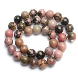 Perles en pierre naturelle vue de detail pour bijoux faits main bracelets et colliers.