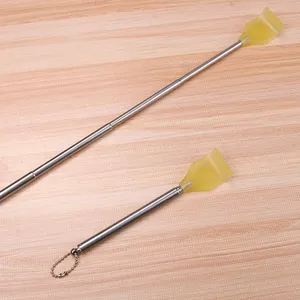 Grate-dos télescopique en acier inoxydable outil de massage portable pour le corps.