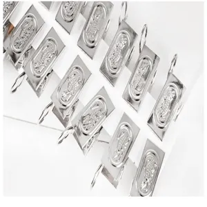 Metall Vorhangklammern mit offenen Ringen und Alligator Design, langlebige Haken für Zuhause.