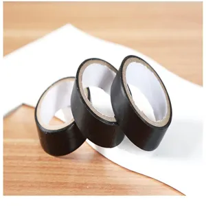 Schwarzes PVC Elektroklebeband Isolierband hochtemperaturbeständig Klebeband Rolle Detailansicht.