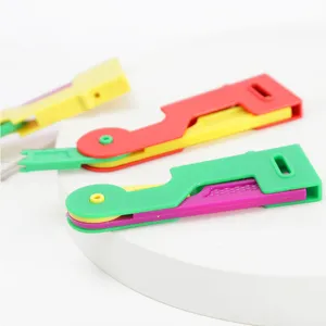 Automatic needle threader for sewing, easy tool for elderly and quick thread helper.