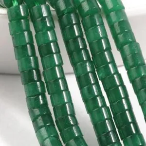 Green jade crystal disc beads 2x4mm loose beads for diy bracelet jewelry making accessories