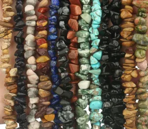 Piedra Natural Cristal Ágata Grava Irregular Cuentas Sueltas Semi Acabado DIY Fabricación de Joyas Pulsera Accesorios