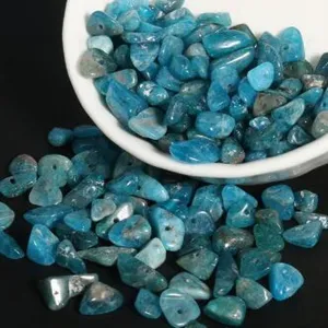 Natural blue irregular chipped gemstone beads loose DIY jewelry making bracelet crafting parts