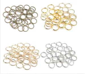 Iron Jump Rings Open Split Rings Assorted Sizes DIY Jewelry Making Findings For Earrings Beading Crafts Accessories