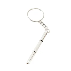 Portable eyeglasses screwdriver keychain mini repair tool for glasses and watch.