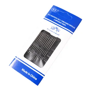 Aghi da cucito auto-infilanti dimensioni assortite strumenti pratici per cucire 12pz