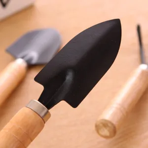 3-Piece Succulent Gardening Tool Set Miniature Shovel Rake for Potted Plants Home Gardening