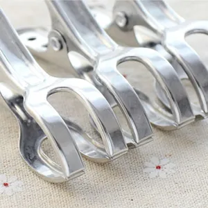 Stainless steel laundry clips heavy duty metal clothespins quilt clamps for drying clothes