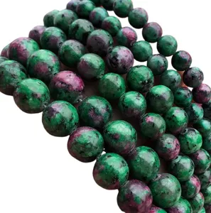 Natural gemstone round beads loose beads for DIY handmade bracelet jewelry making supplies