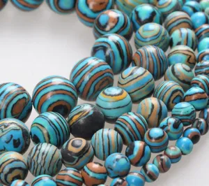 Synthetic Crystal Loose Beads Round Gemstone Beads For Jewelry Making DIY Handmade Bracelets Necklaces Craft Accessories