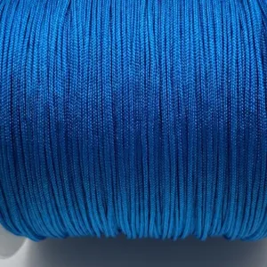 Blue nylon jade cord for DIY bracelet necklace making and beading craft projects thread