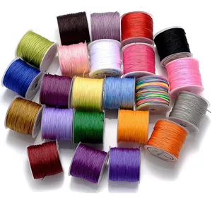 Nylon Koord Kralendraad DIY Handgemaakte Armband Halsketting Lanyard Kwastje Ambacht Maken Koord Kleurrijke Draad