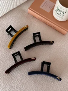 Pinces à cheveux élégantes recouvertes de velours dans diverses couleurs et styles