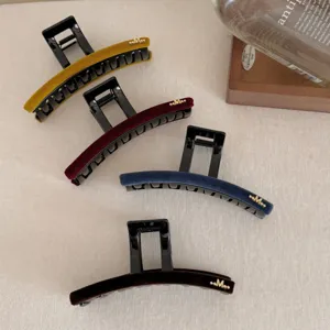 Ensemble de 4 pinces à cheveux élégantes en velours pour coiffures de chignon femme