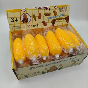 Κίτρινα καλαμπόκια squishy παιχνίδια αποσυμπίεσης σε κουτί για ανακούφιση άγχους