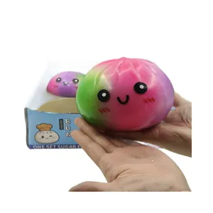 Giant 15cm Colorful Steamed Bun Squishy Toy Slow Rebound Stress Relief Relief Toy