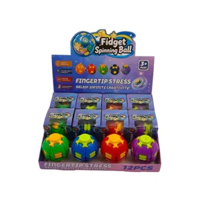 12er-Set bunte Fidget Spinning Balls zur Stressbewältigung und zum kreativen Spielen