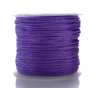 Paarse nylon jade koordspoel voor DIY handgemaakte sieraden armbanden gevlochten hanger touw