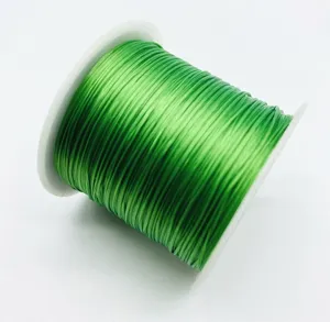Ελαστικό νήμα κρυστάλλινο επίπεδο 1.0mm για DIY χειροποίητα βραχιόλια χάντρες κοσμήματα.