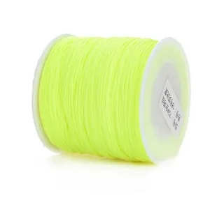 Filo di giada 72 giallo fluorescente per la tessitura di gioielli fai-da-te e artigianato.