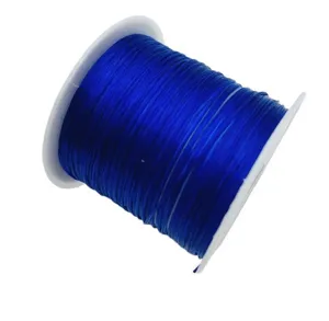 Επίπεδο ελαστικό κορδόνι κρυστάλλου 1.0mm για DIY κατασκευή κοσμημάτων, χάντρες και βραχιόλια.