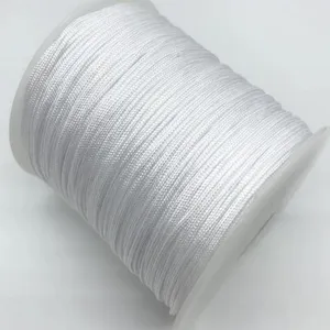 White Nylon Jade Cord Handmade Braided Beading String For DIY Bracelet Necklace Jewelry Making Craft Supplies