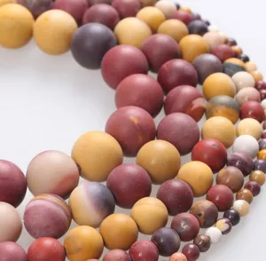 Synthetic Crystal Frosted Stone Loose Beads DIY Handmade Bracelet Necklace Beading Jewelry Making Craft Accessories